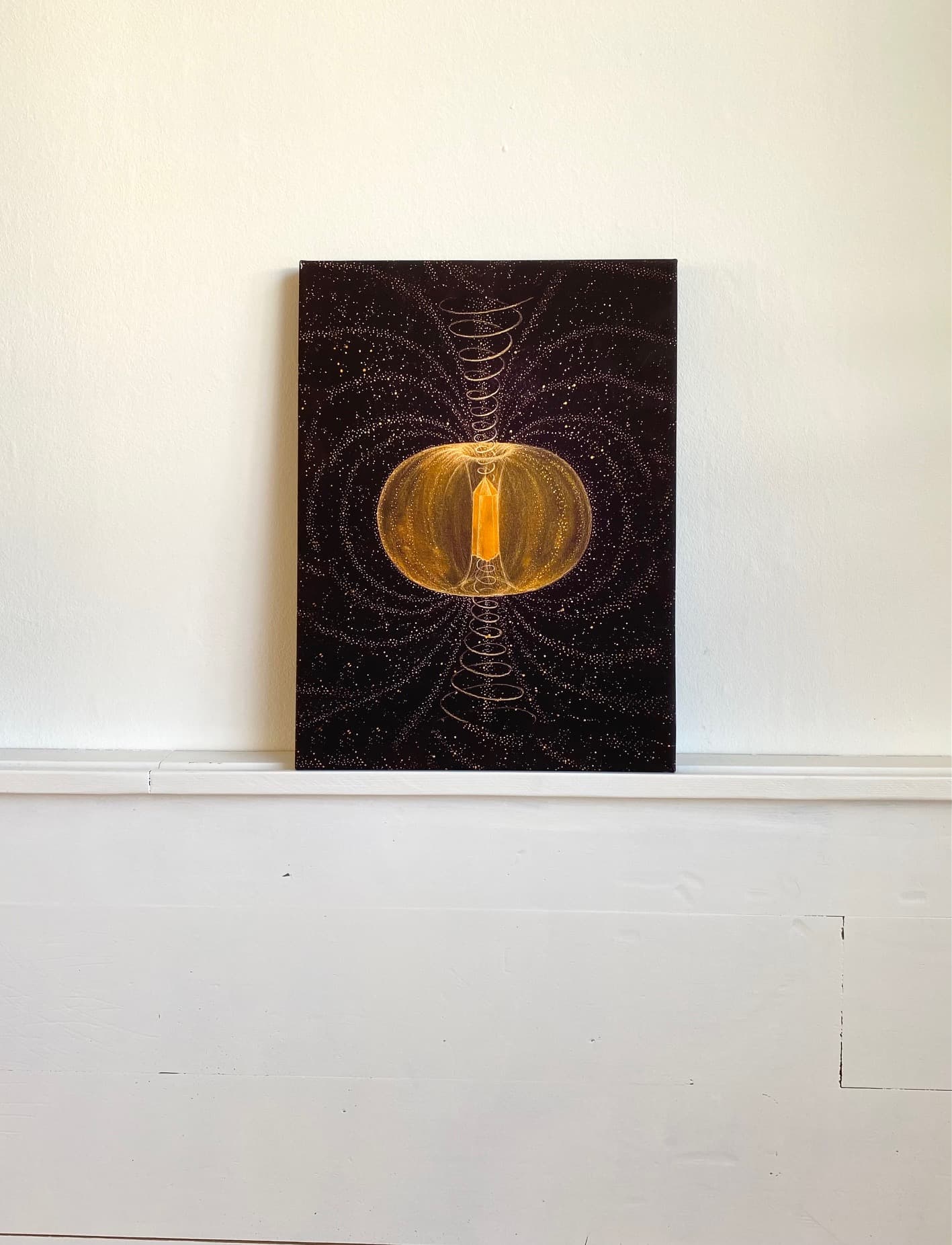 GOLDEN CRYSTAL canvas print 30 x 40 - image 1