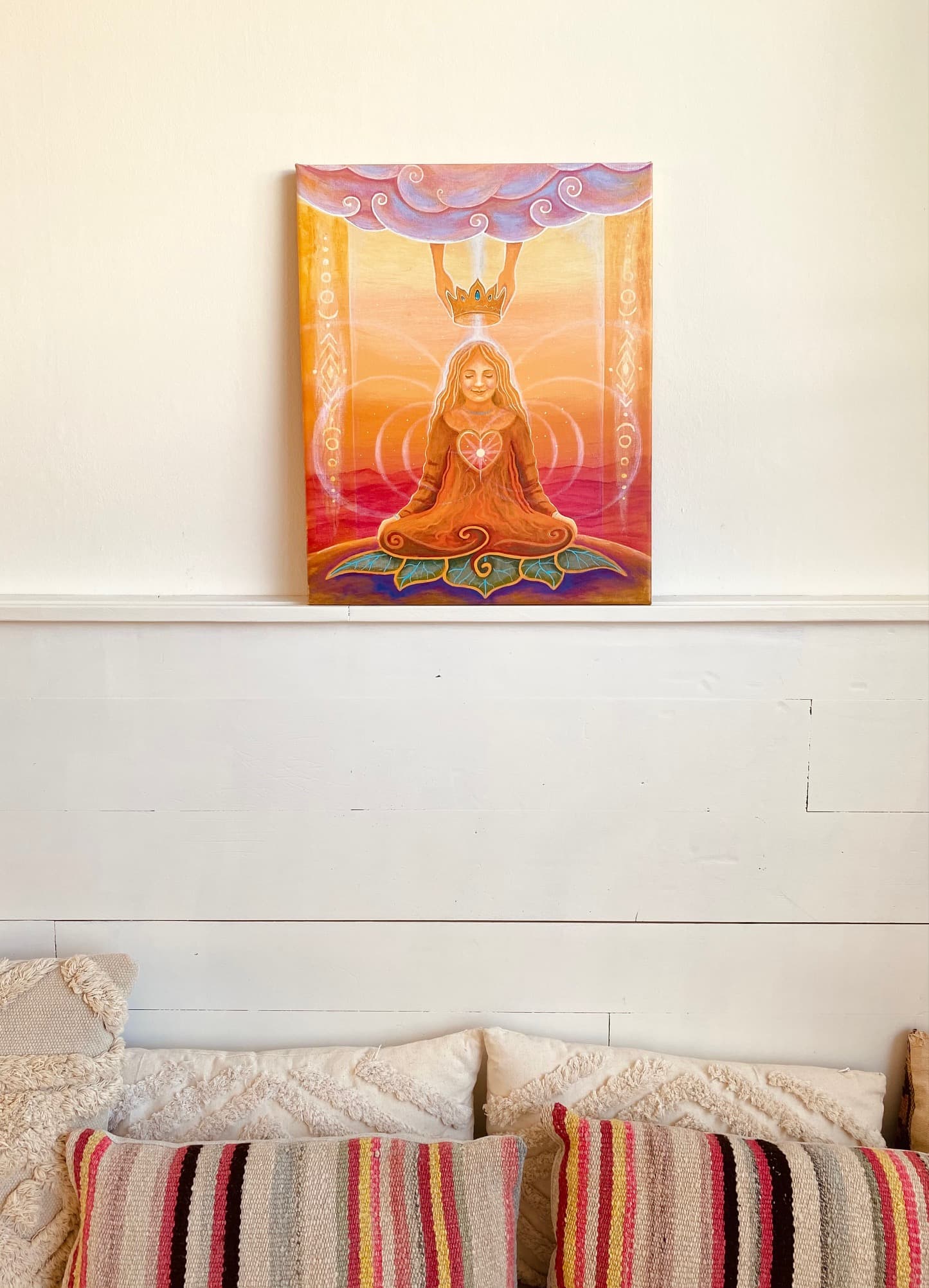 MEDITATION canvas print 40 x 50